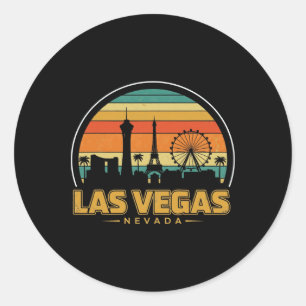New Las Vegas Love Uni For Holidays In Vegas  Classic Round Sticker