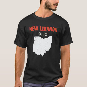 New Lebanon Ohio USA State America Travel Ohioan T-Shirt