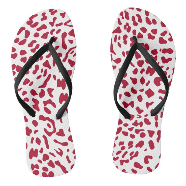 New Leopard Texture 9 Flip Flops (Footbed)