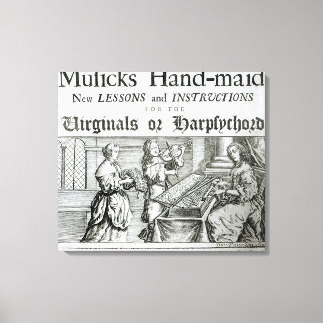 New lessons and instructions canvas print (Front)