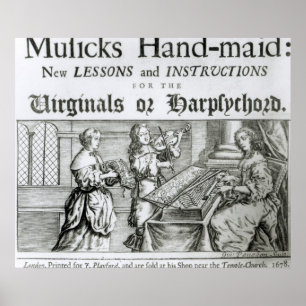 New lessons and instructions poster