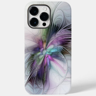 New Life, Colourful Abstract Fractal Art Fantasy Case-Mate iPhone 14 Pro Max Case