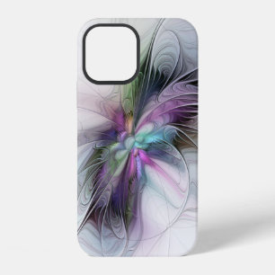 New Life, Colourful Abstract Fractal Art Fantasy iPhone 12 Case