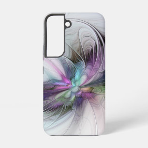 New Life, Colourful Abstract Fractal Art Fantasy Samsung Galaxy Case