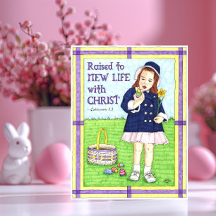 New Life in Christ Easter Inspirational Postcard
