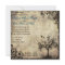 New Life Vintage with Blue Wedding Invitation