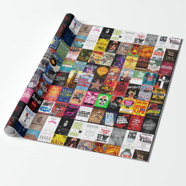 New Line Theatre Wrapping Paper (Unrolled)