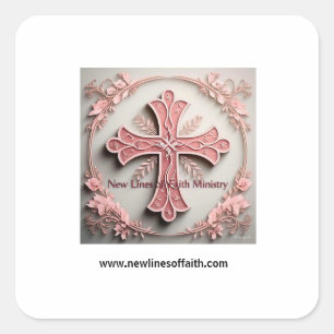 New Lines of Faith 2025 Square Sticker