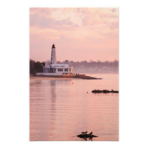 New London Harbour Light Photo Print