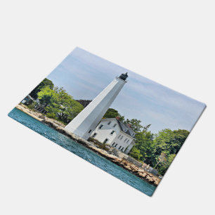 New London Harbour Lighthouse, CT Door Mat