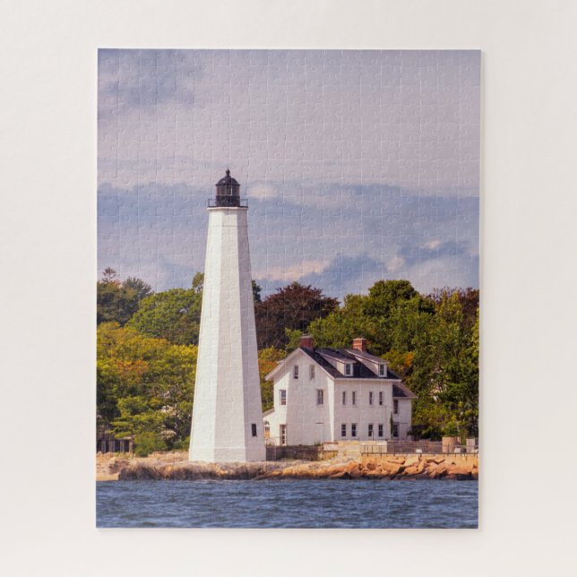 New London Harbour Lighthouse Jigsaw Puzzle (Vertical)
