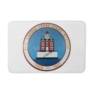 New London Ledge Lighthouse, Connecticut Bath Mat