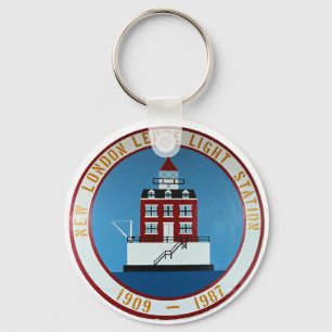 New London Ledge Lighthouse, Connecticut Keychain