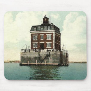 New London Ledge Lighthouse Mouse Mat