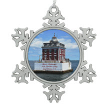 New Londond Ledge Light, CT Christmas ornament