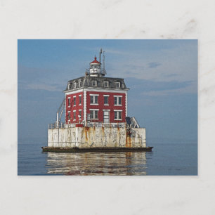 New London's Ledge Light House Postcard