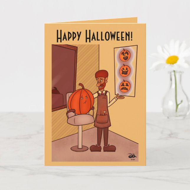 New Look Halloween Folded Greeting Card (Small Plant)
