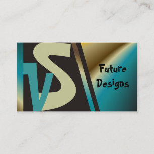 New Look Monogram Business Cards