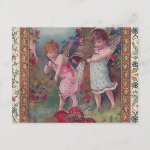 New Love & Hearts Postcard