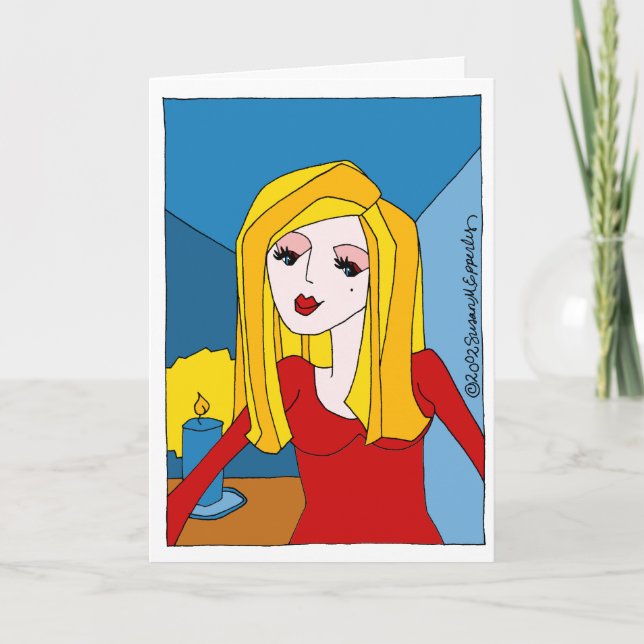 New Love Valentine Rumi Quote Romance Romantic Holiday Card (Front)