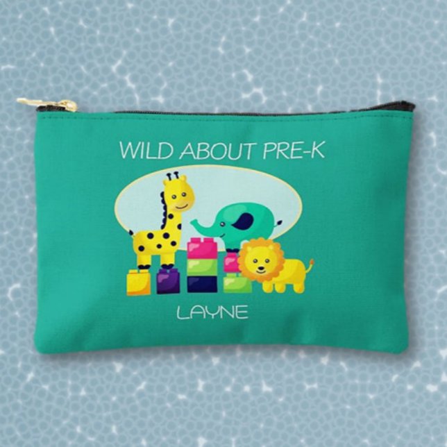 New Low Price! Cute, PERSONALIZED Pre-K Accessory Pouch (Creator Uploaded)