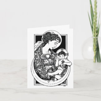 NEW! Madonna and Child Christmas Card! Holiday Card