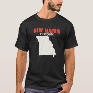 New Madrid Missouri USA State America Travel Misso T-Shirt