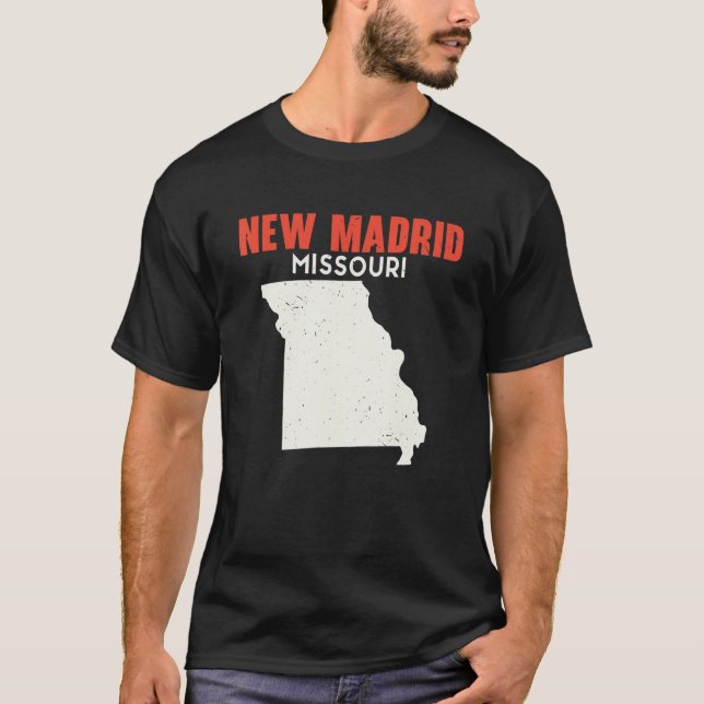 New Madrid Missouri USA State America Travel Misso T-Shirt (Front)