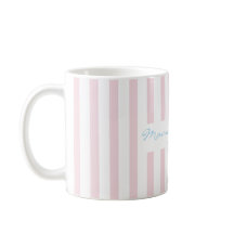 New Mama appreciation rosewater pink striped