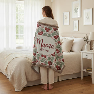 New Mama Blanket, Mother's Day Gift for Mum  Throw Blanket