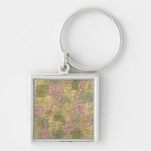 New Map Of Alabama 2 Key Ring