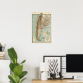 New map of Argentina Poster (Home Office)