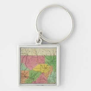 New Map Of Arkansas 2 Key Ring