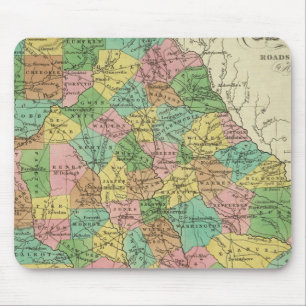 New Map Of Georgia 2 Mouse Mat