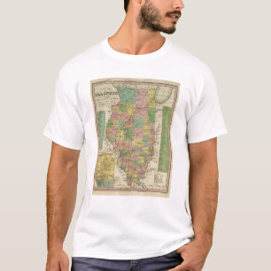 New Map Of Illinois T-Shirt