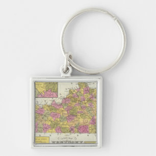 New Map Of Kentucky Key Ring