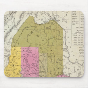 New Map of Maine 2 Mouse Mat