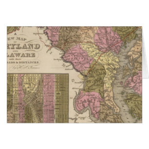 New Map Of Maryland and Delaware