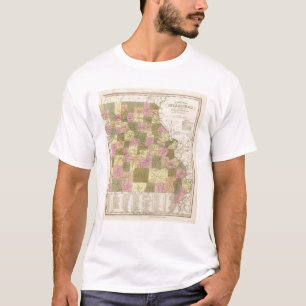 New Map Of Missouri 2 T-Shirt