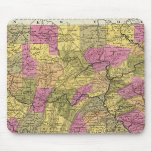 New Map Of Pennsylvania 2 Mouse Mat