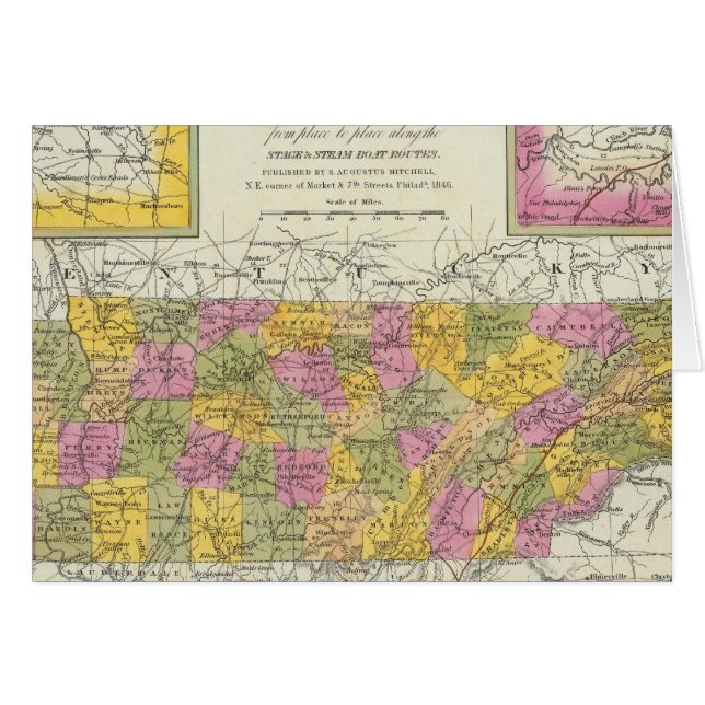 New Map Of Tennessee (Front Horizontal)