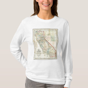 New Map of the State of California T-Shirt