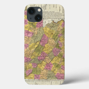 New Map Of Virginia iPhone 13 Case