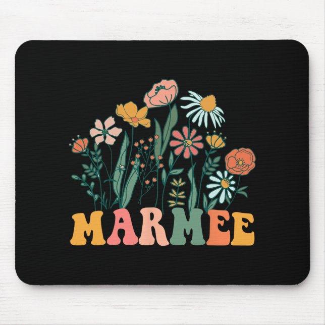 New Marmee Wildflower First Birthday &amp; Baby Sh Mouse Mat (Front)