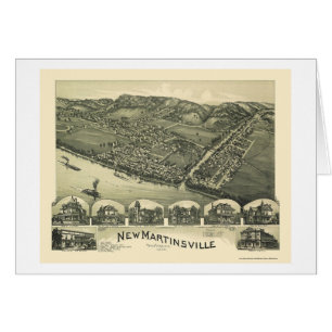 New Martinsville, WV Panoramic Map - 1899