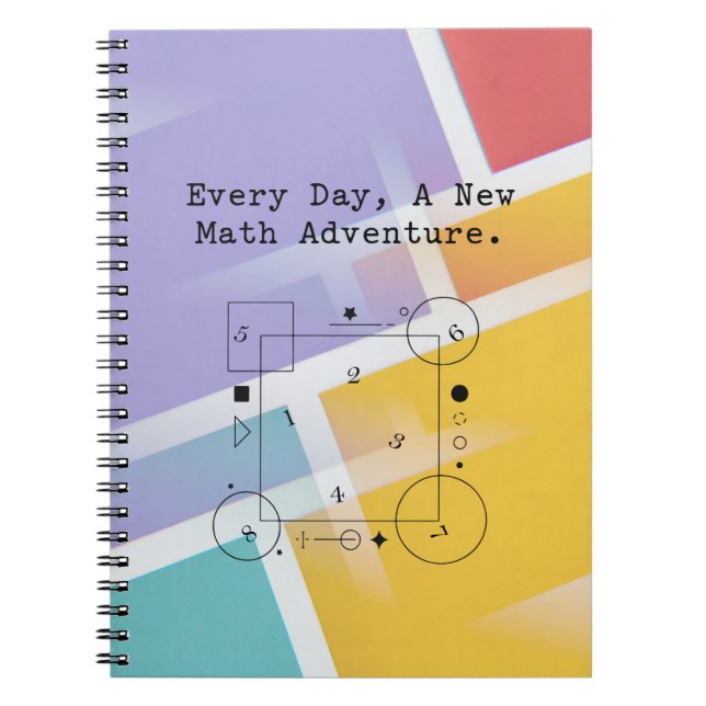 New Math Adventure Daily | Numerical Journey Notebook (Front)