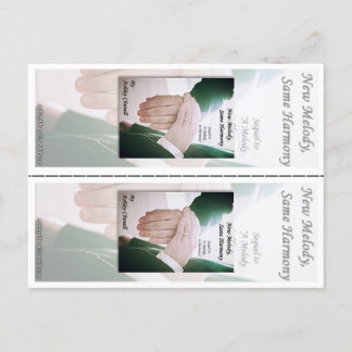 New Melody, Same Harmony -Ashley Chunell Bookmarks Postcard