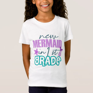 New Mermaid in 1st Grade T-Shirt
