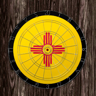 New Mexican Flag Dartboard & New Mexico / game