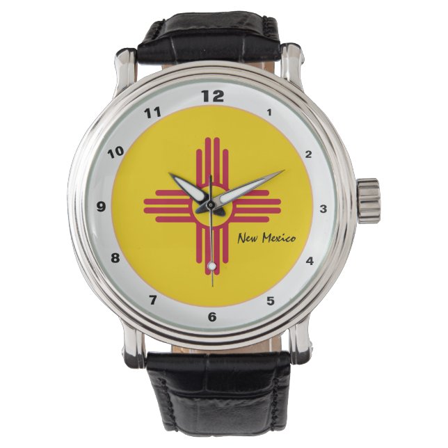New Mexican Flag & New Mexico fashion USA /design Watch (Front)